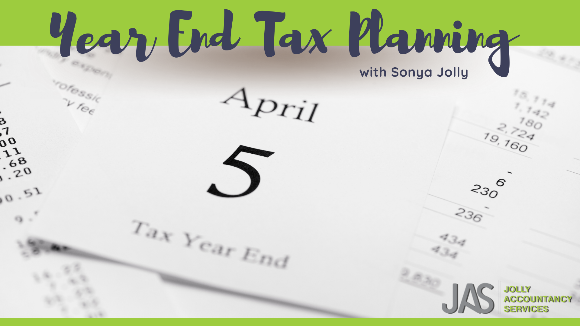 Read more about the article Year End Tax Planning