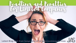 deadlines and penalties for limited companies - stressed woman